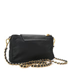 Tessuto Nylon Saffiano Crossbody Bag Black
