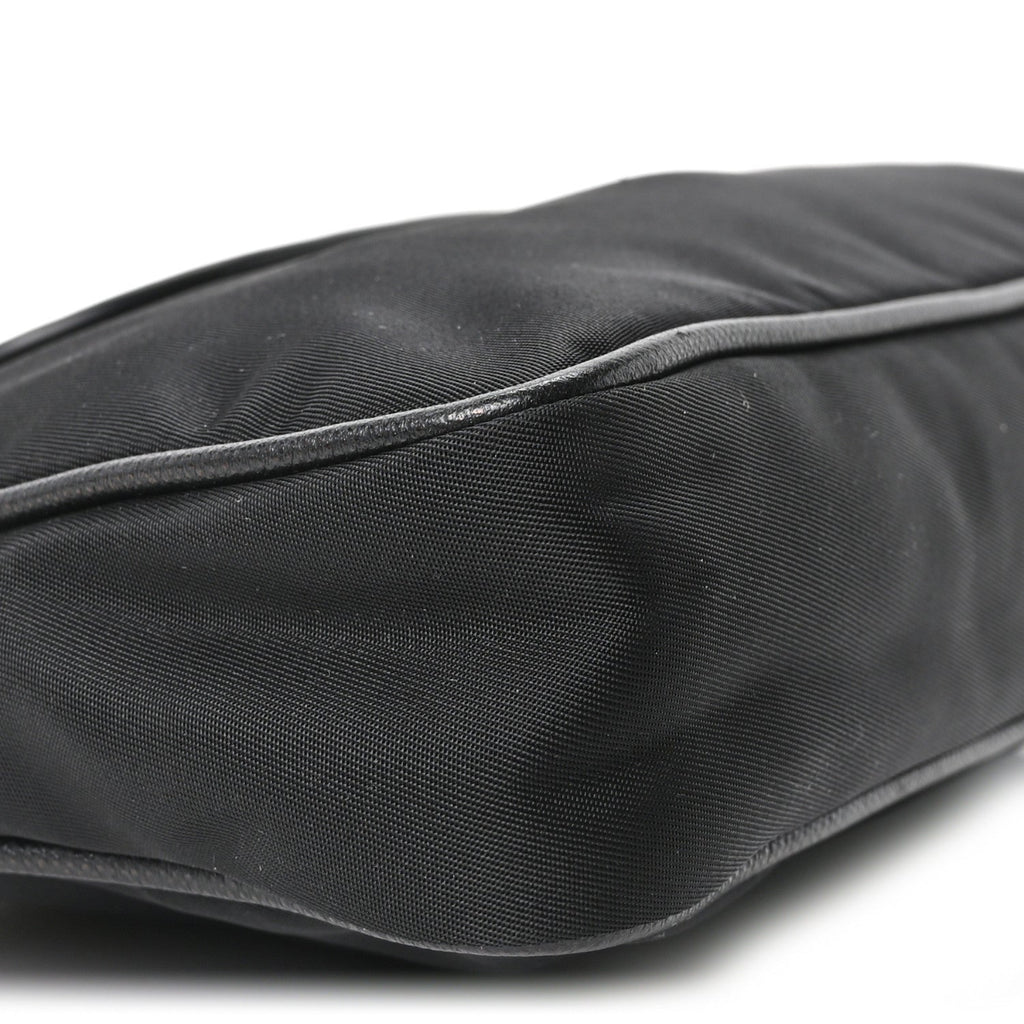 Tessuto Nylon Saffiano Crossbody Bag Black