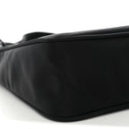 Tessuto Nylon Saffiano Mini Re-Edition 2000 Bag Black