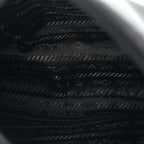 Tessuto Nylon Saffiano Mini Re-Edition 2000 Bag Black