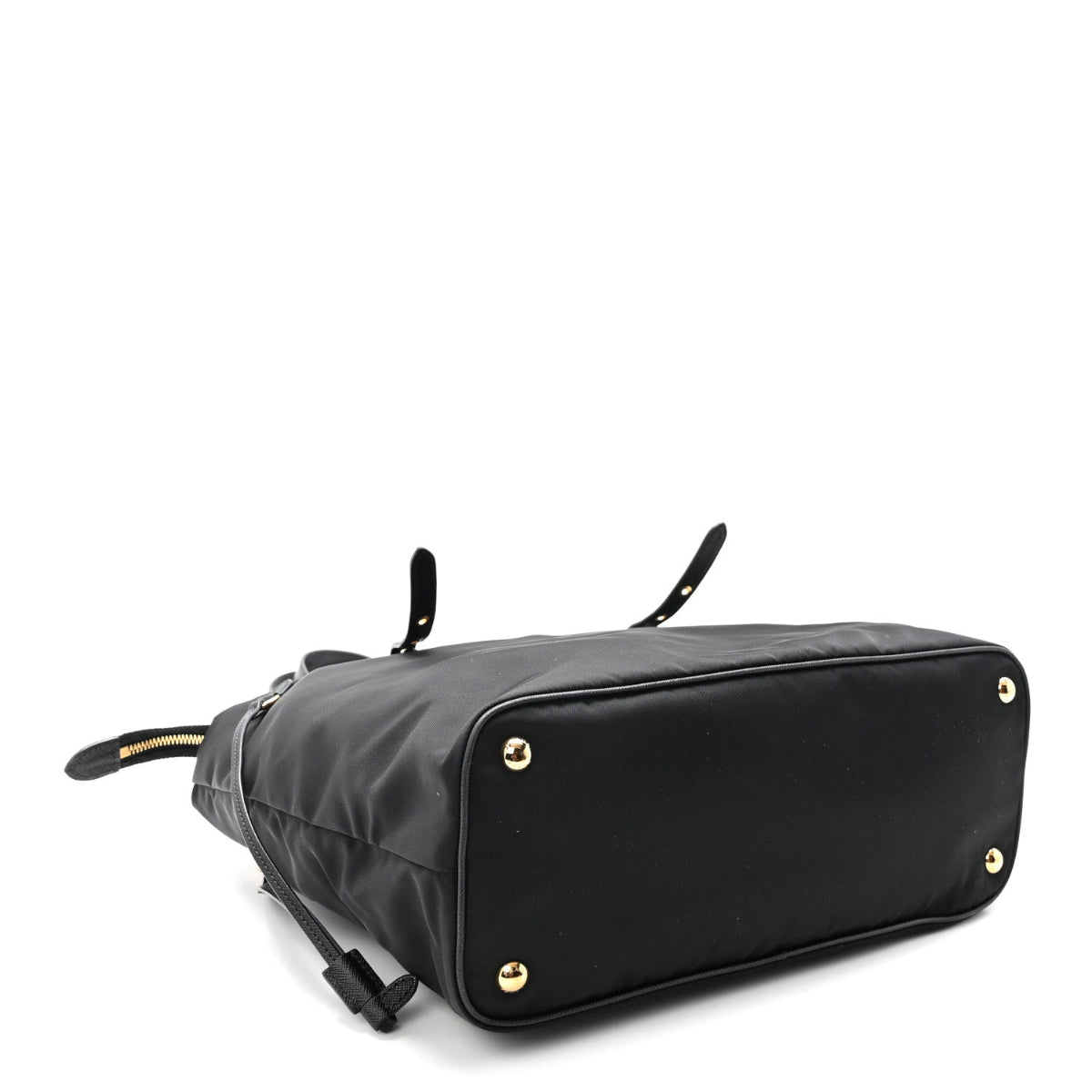 Tessuto Nylon Saffiano Tote Black