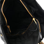 Tessuto Nylon Saffiano Tote Black