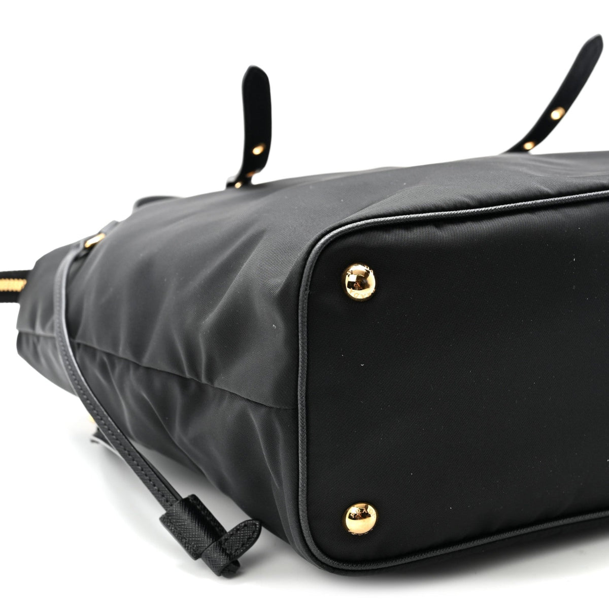 Tessuto Nylon Saffiano Tote Black