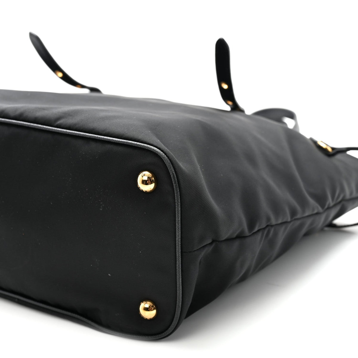 Tessuto Nylon Saffiano Tote Black