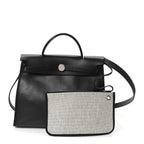 Toile H Berline Vache Hunter Herbag Zip PM 31 Black Ecru
