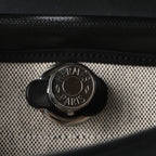 Toile H Berline Vache Hunter Herbag Zip PM 31 Black Ecru