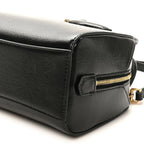 Tumbled Buffalo Nano Antigona Cube Bag Black
