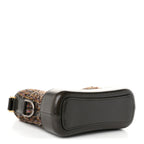 Tweed Calfskin Quilted Small Gabrielle Hobo Brown