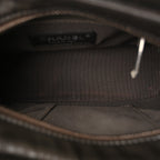 Tweed Calfskin Quilted Small Gabrielle Hobo Brown