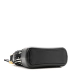 Tweed Calfskin Small Gabrielle Hobo Black White