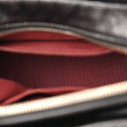 Tweed Calfskin Small Gabrielle Hobo Black White