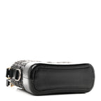 Tweed Calfskin Small Gabrielle Hobo Black