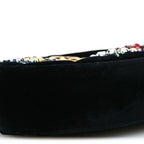 Velvet Matelasse Crystal Star GG Marmont Belt Bag 75 30 Black