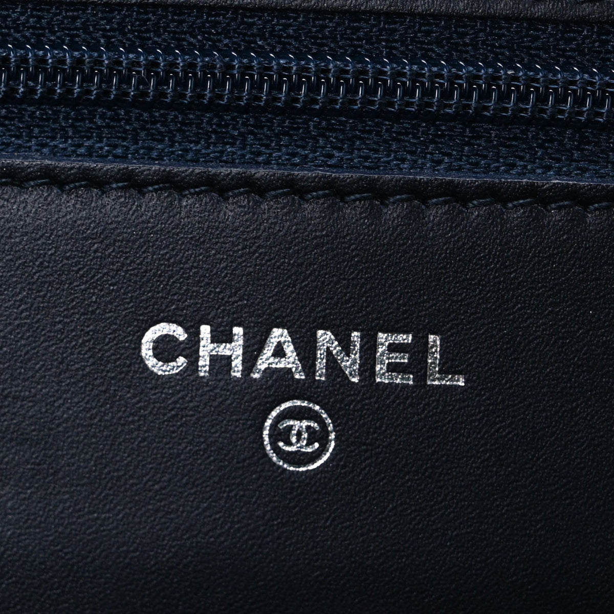 Velvet Quilted Boy Wallet On Chain WOC Blue