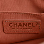 Velvet Quilted Mini Flap Pink