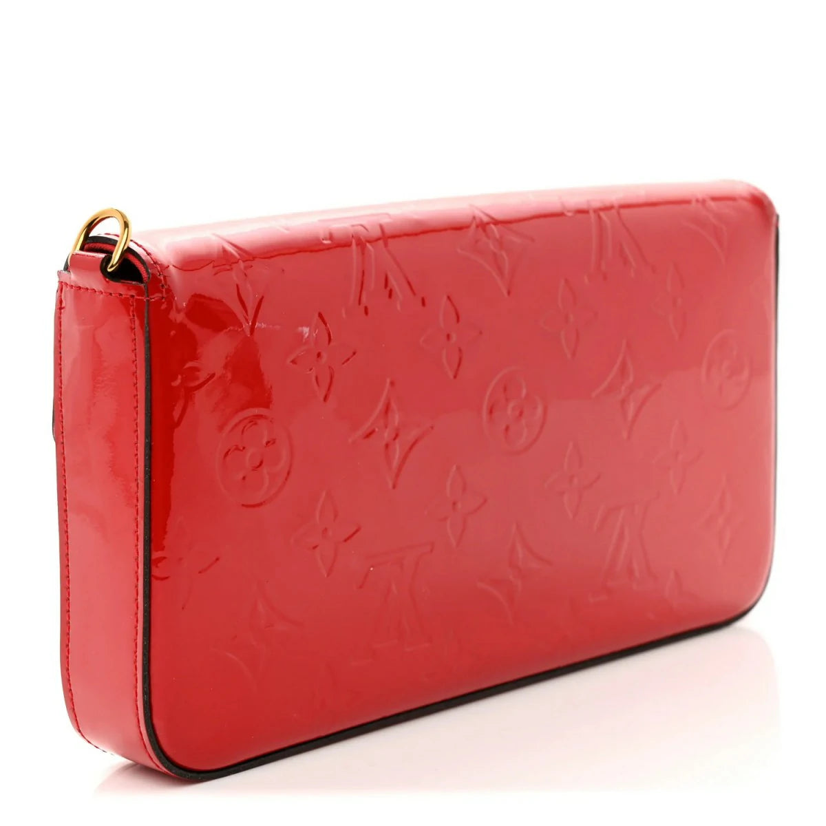 Vernis Felicie Pochette Chain Wallet Cherry