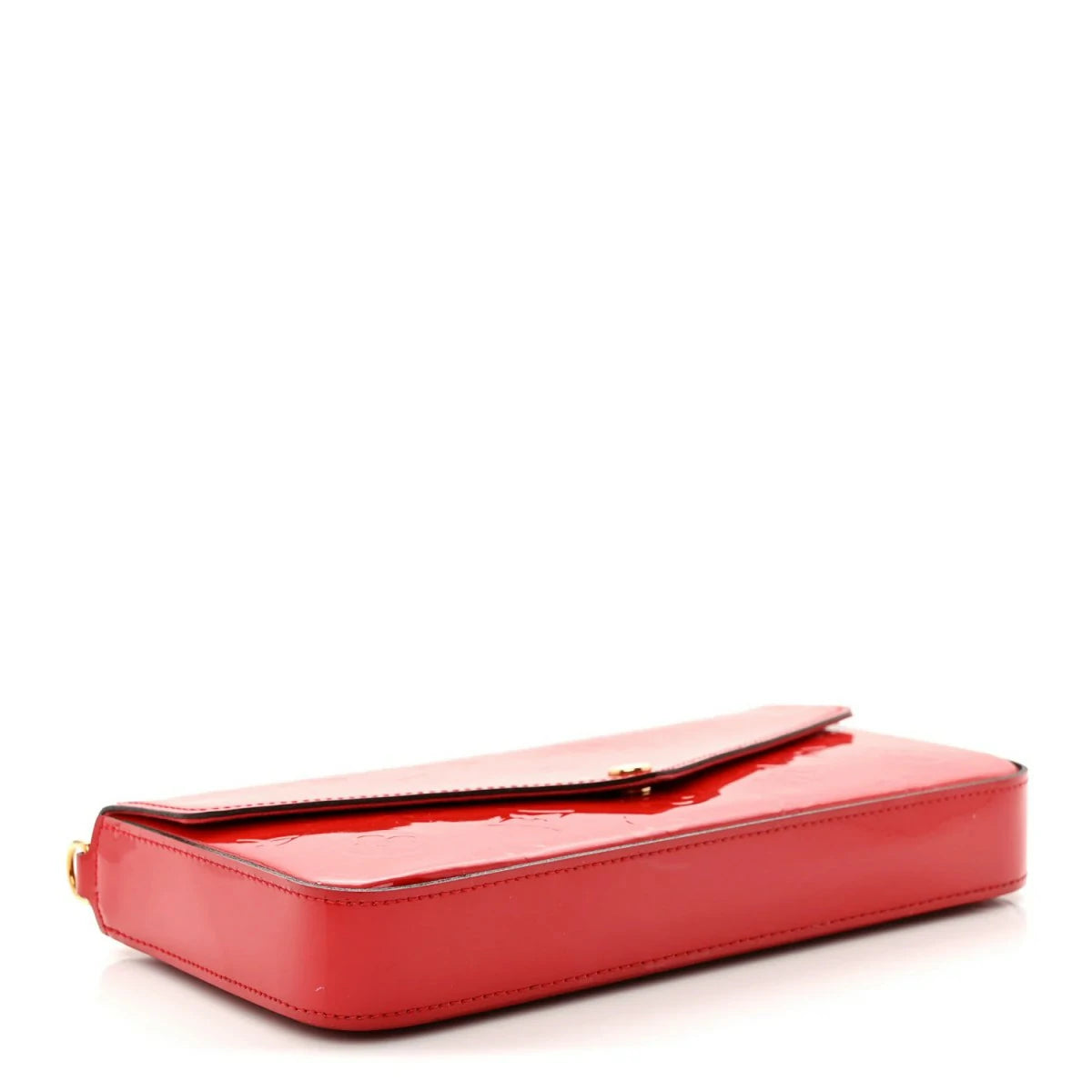 Vernis Felicie Pochette Chain Wallet Cherry