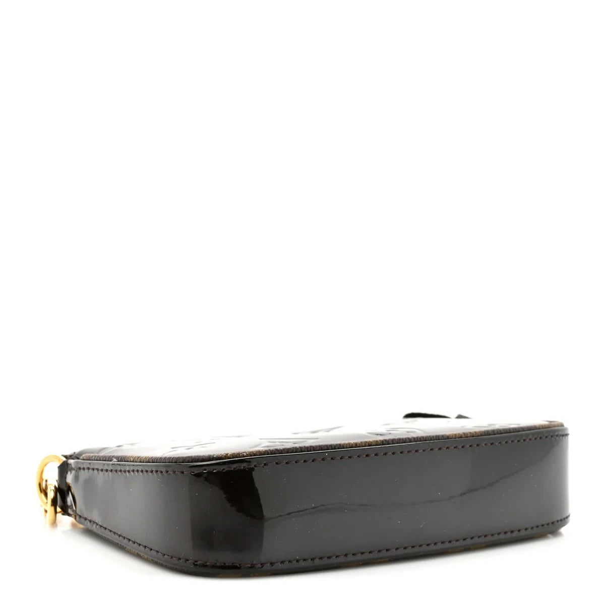 Vernis Monogram Mini Pochette Accessories Amarante