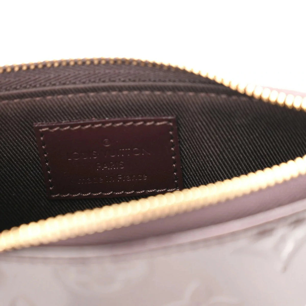 Vernis Monogram Mini Pochette Accessories Amarante