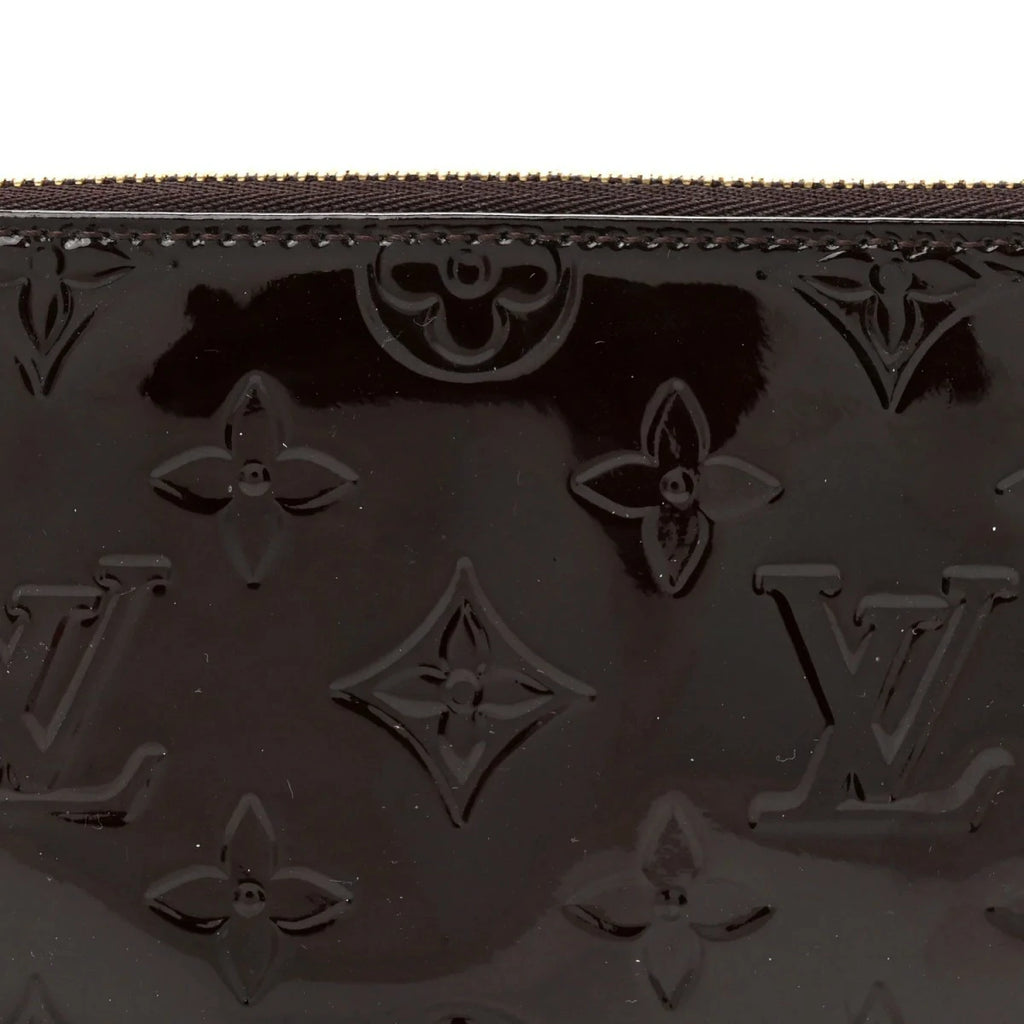 Vernis Monogram Mini Pochette Accessories Amarante