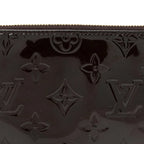 Vernis Monogram Mini Pochette Accessories Amarante