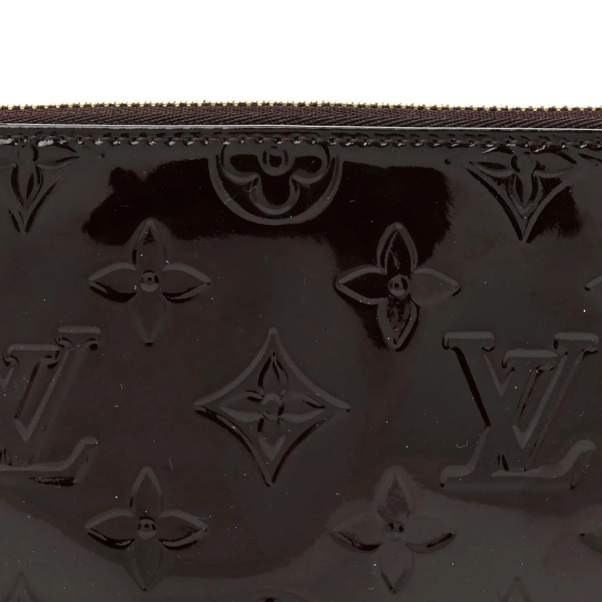 Vernis Monogram Mini Pochette Accessories Amarante