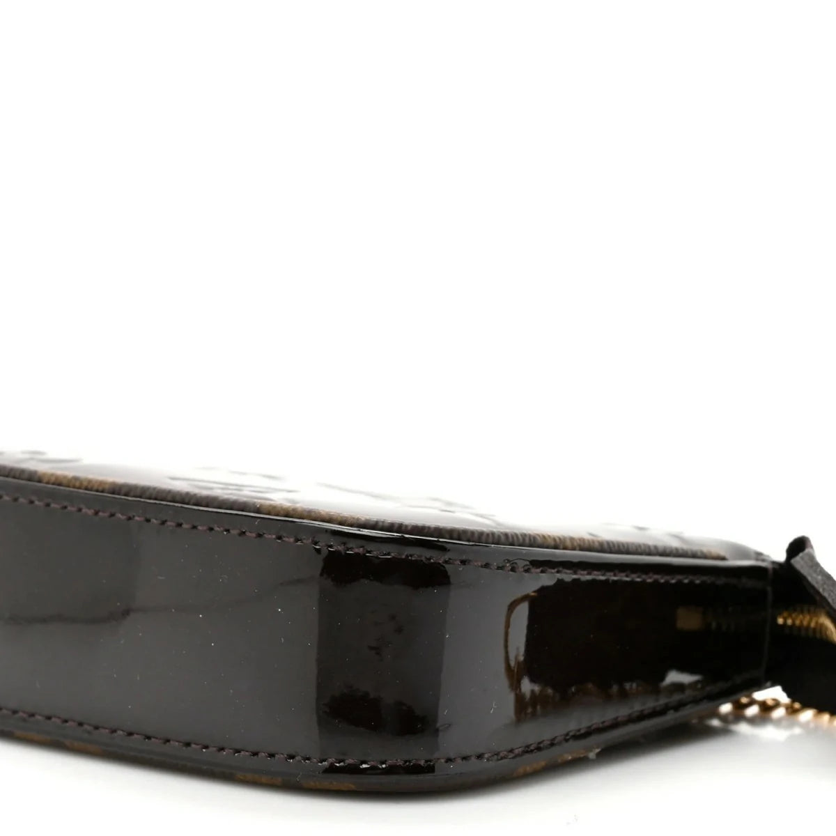 Vernis Monogram Mini Pochette Accessories Amarante