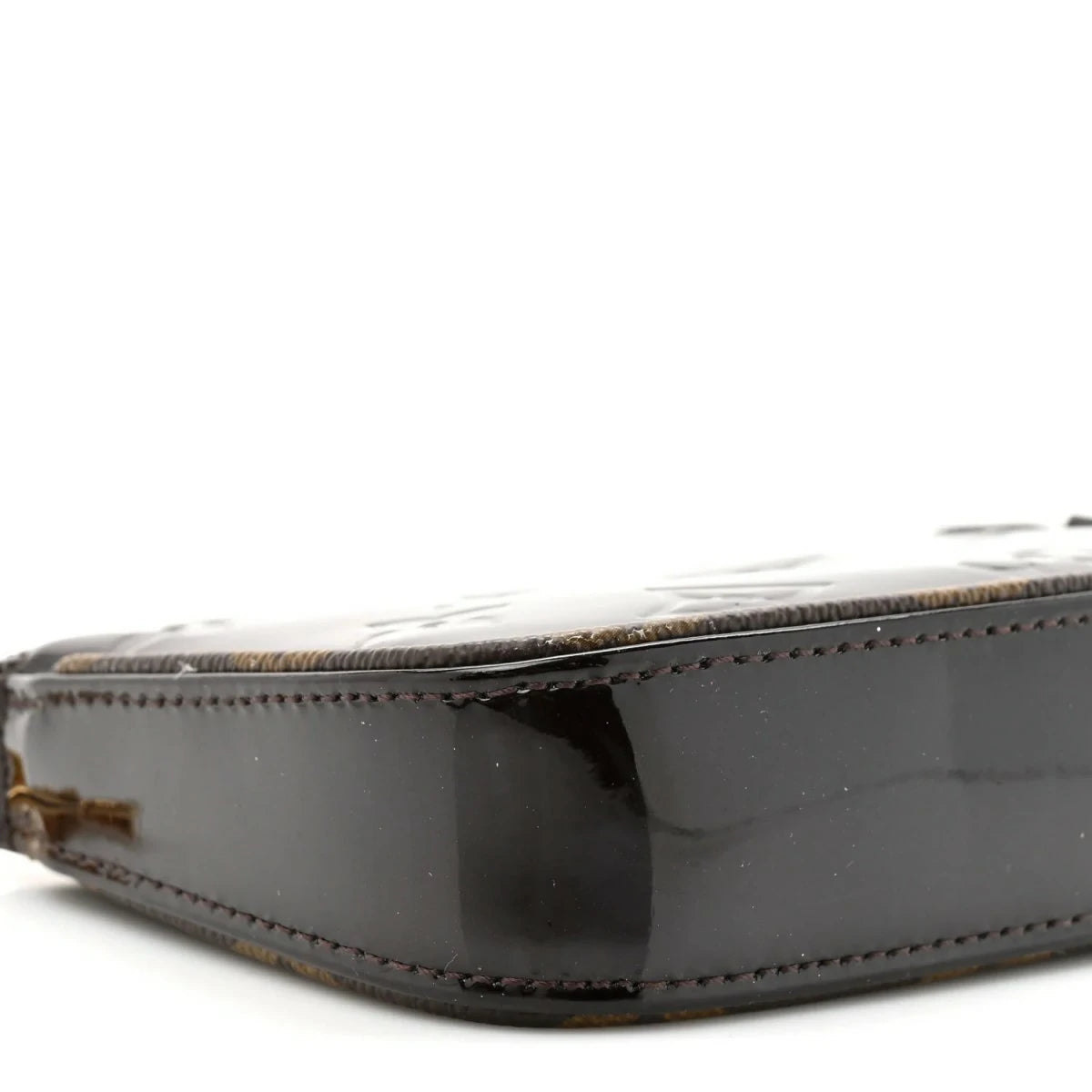 Vernis Monogram Mini Pochette Accessories Amarante