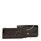 Vernis Pochette Felicie Chain Wallet Amarante
