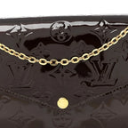 Vernis Pochette Felicie Chain Wallet Amarante