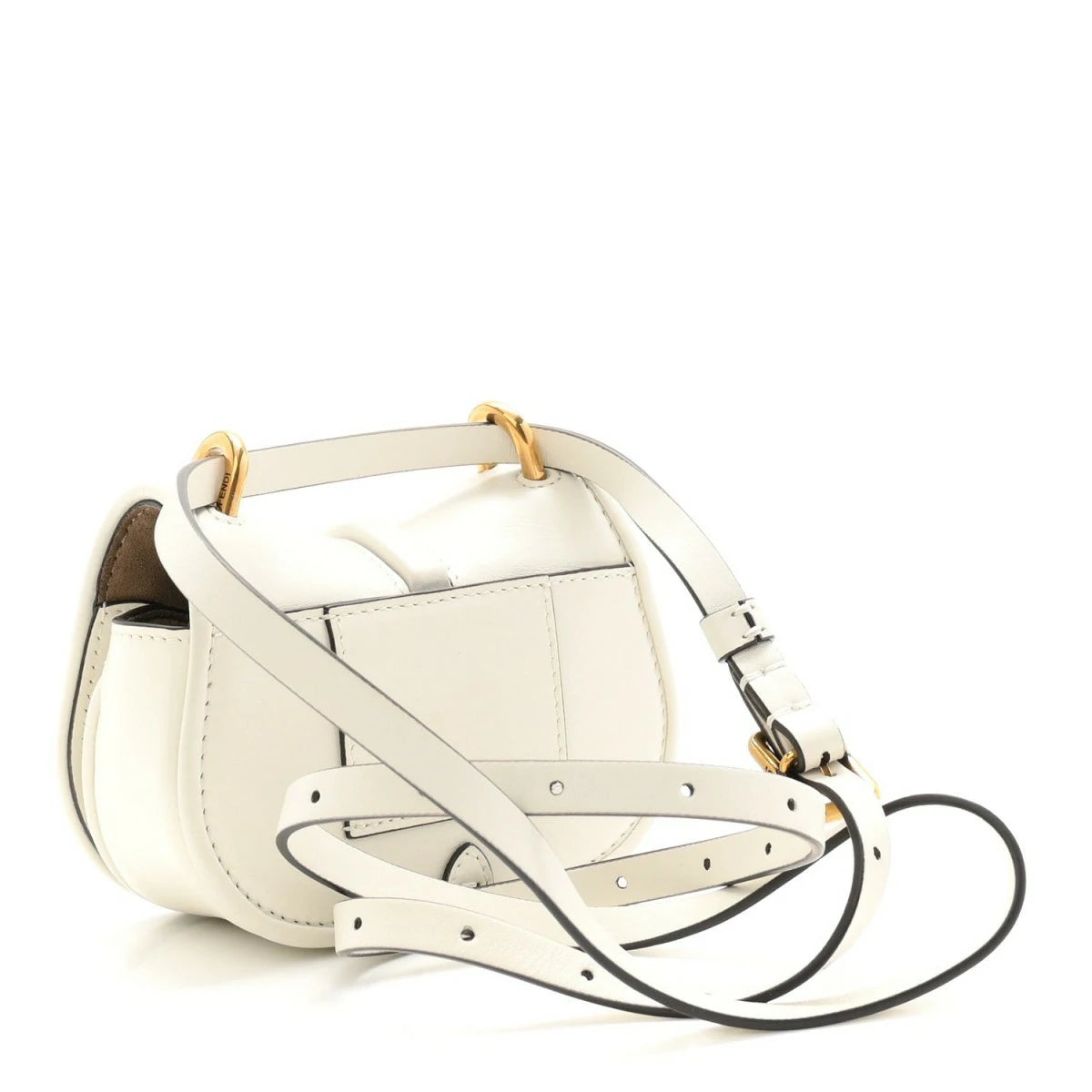 Vitello Brenta Cher Mini Fendi C'mon White Ice