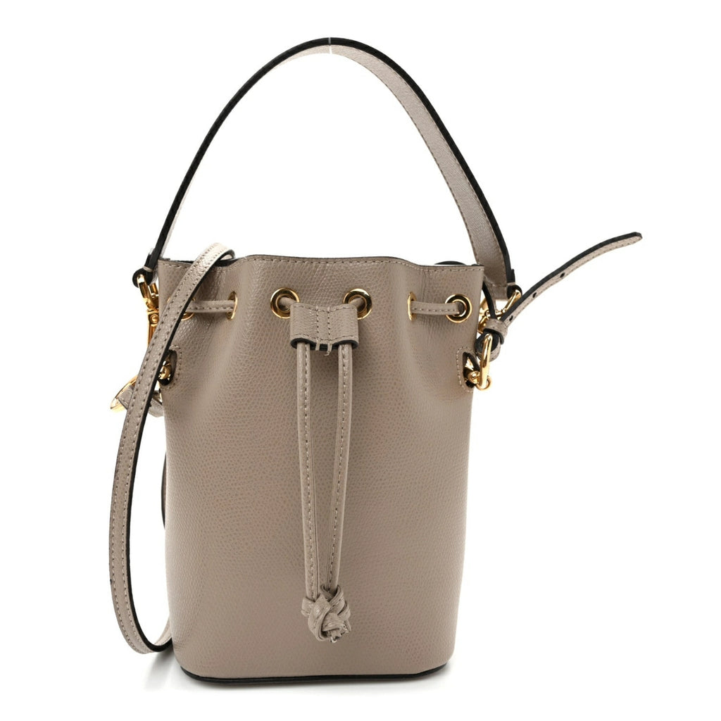 Vitello Cruise F is Fendi Mini Mon Tresor Bucket Bag Tortora