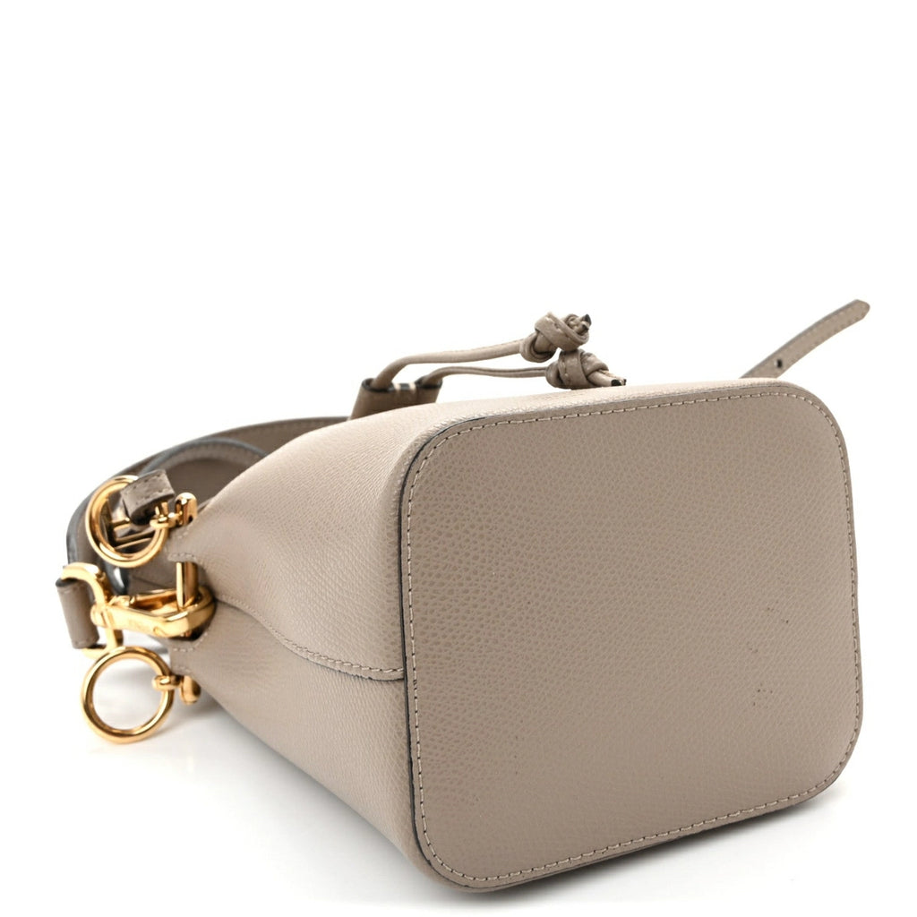Vitello Cruise F is Fendi Mini Mon Tresor Bucket Bag Tortora