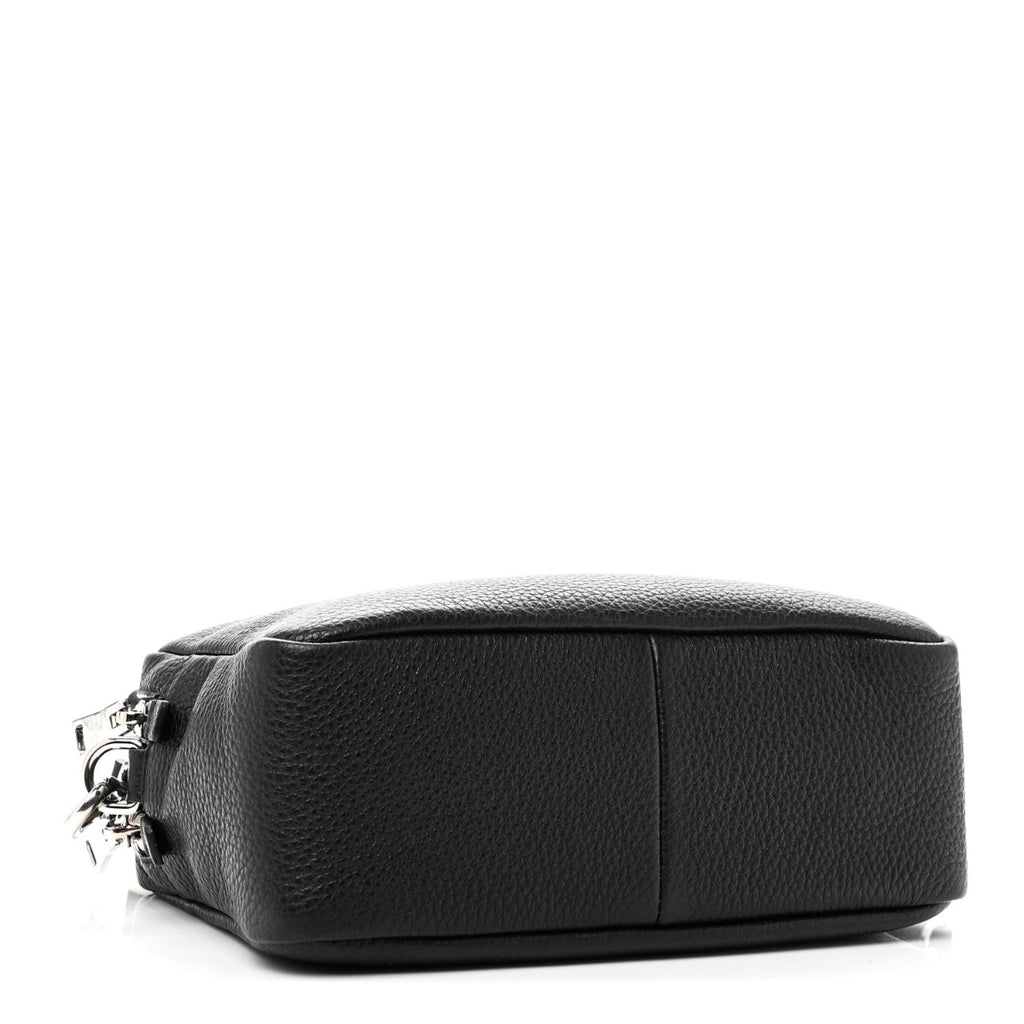 Vitello Daino Soft Camera Crossbody Black