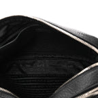 Vitello Daino Soft Camera Crossbody Black
