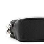 Vitello Daino Soft Camera Crossbody Black