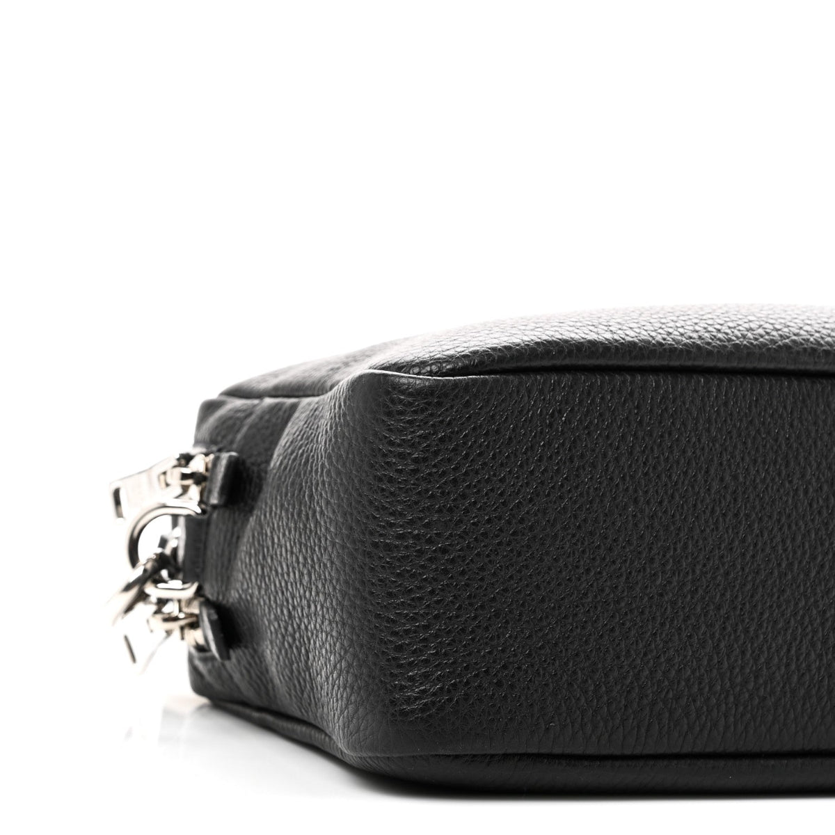 Vitello Daino Soft Camera Crossbody Black