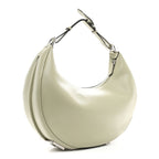 Vitello Grace Matte Medium Fendigraphy Hobo Bag Green Tea