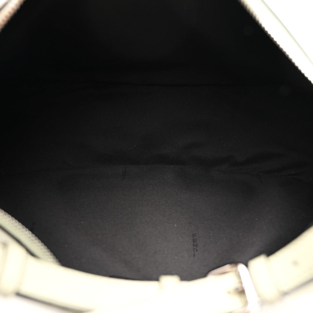 Vitello Grace Matte Medium Fendigraphy Hobo Bag Green Tea