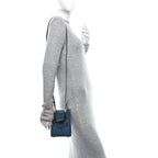 Vitello King Plexiglass Elaphe Snakeskin Print Logo Mini Fendi Sunshine Shopper Tote Mirto