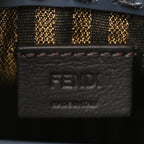 Vitello King Plexiglass Elaphe Snakeskin Print Logo Mini Fendi Sunshine Shopper Tote Mirto
