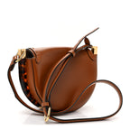 Vitello King Plexiglass Moonlight Shoulder Bag Cuoio