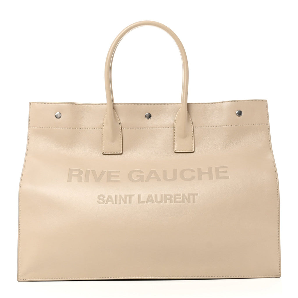 Vitello Large Rive Gauche Tote Sea Salt