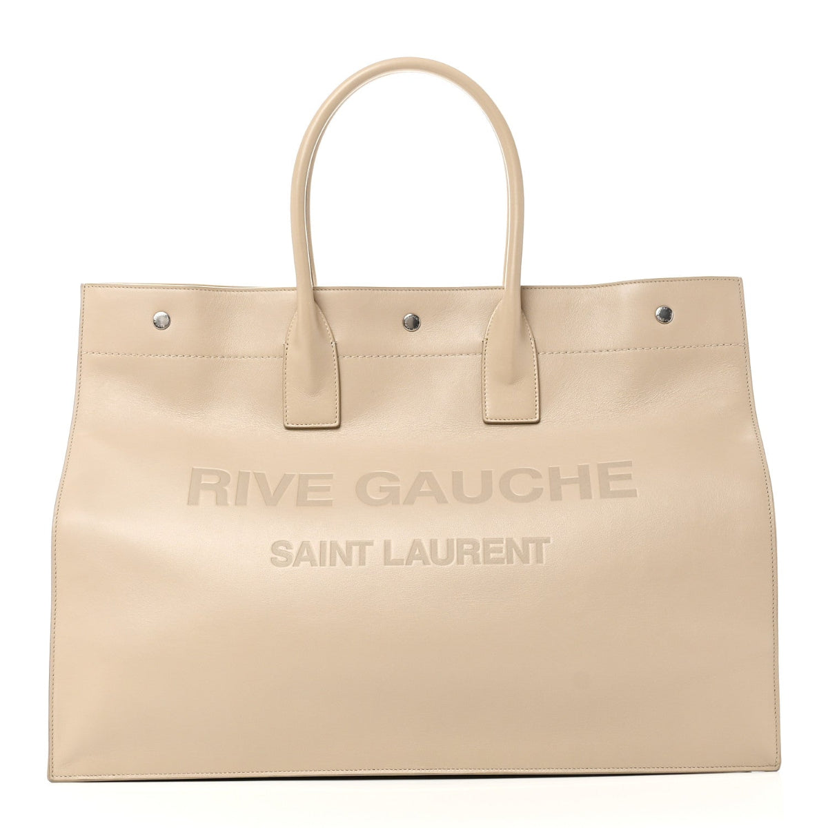 Vitello Large Rive Gauche Tote Sea Salt