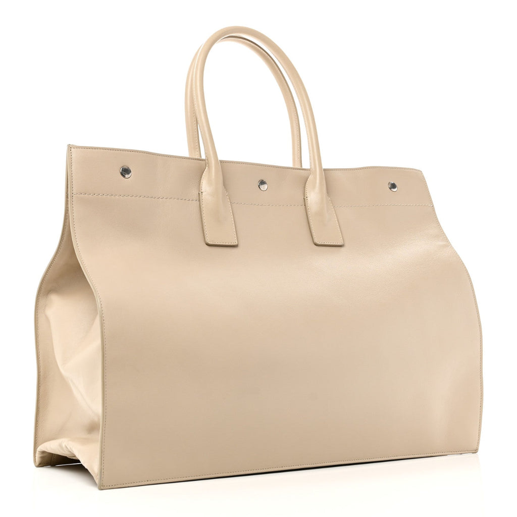 Vitello Large Rive Gauche Tote Sea Salt