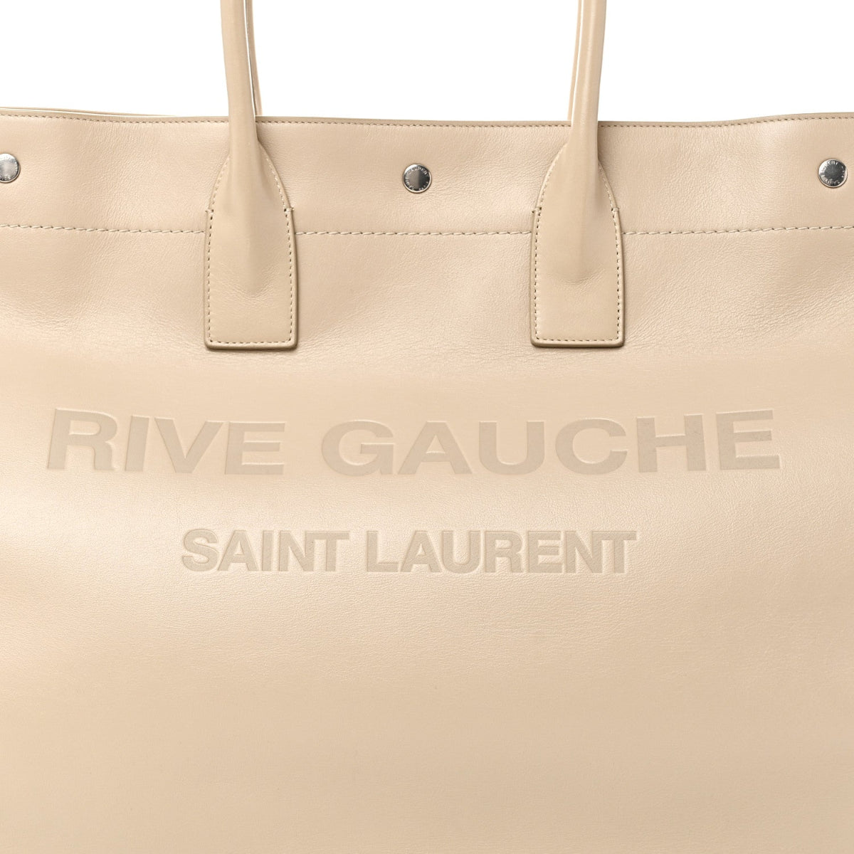 Vitello Large Rive Gauche Tote Sea Salt