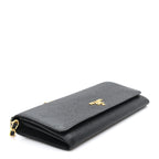Vitello Move Metal Oro Chain Wallet Black