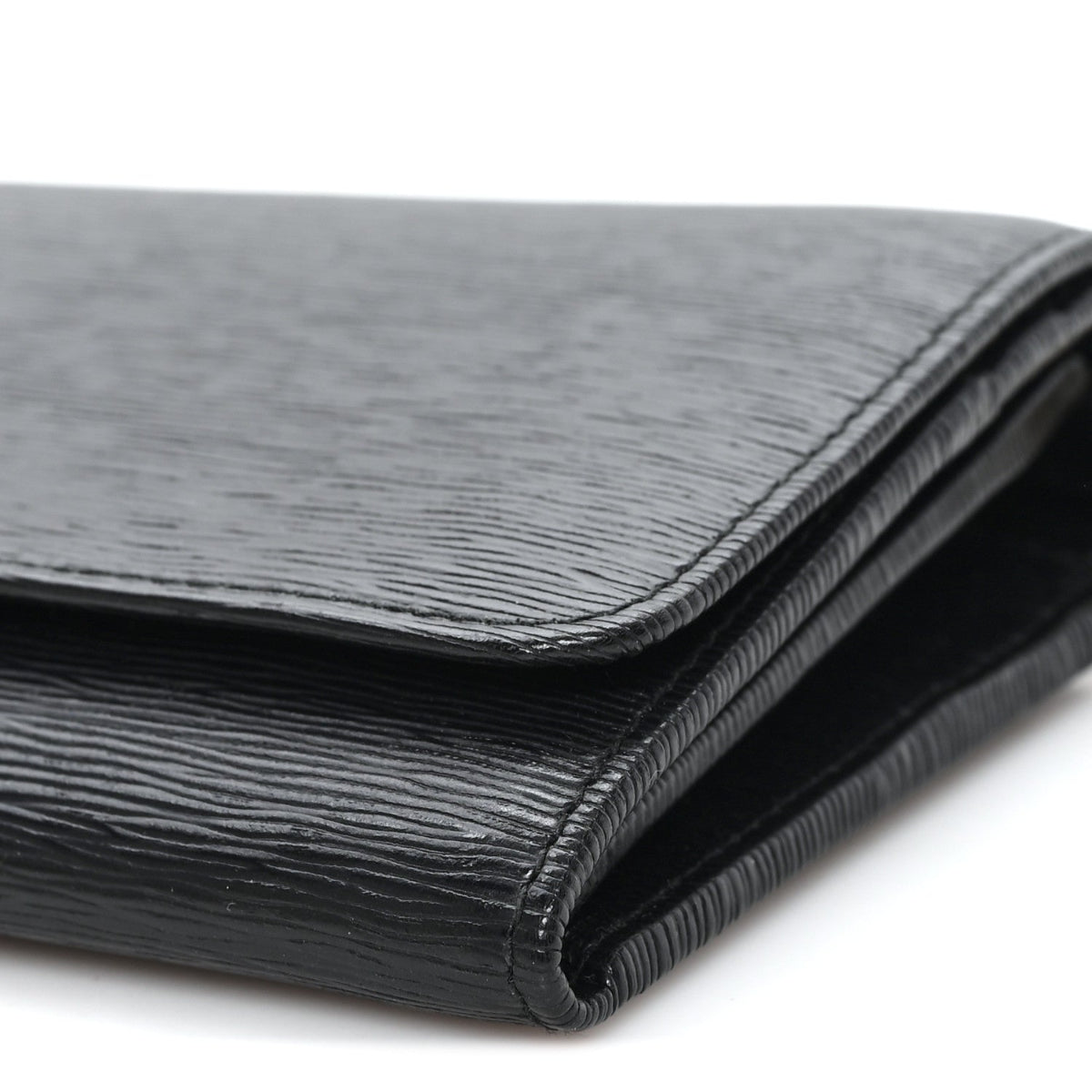 Vitello Move Metal Oro Chain Wallet Black