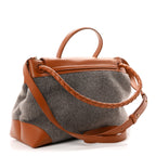 Wool Calfskin Medium Ciao Ciao Grey Tan