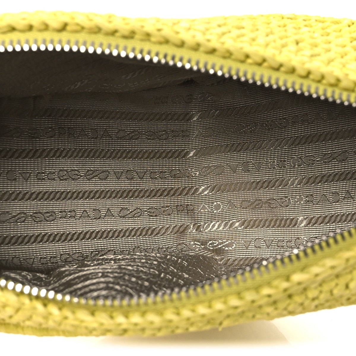 Yarn Raffia Effect Crochet Triangle Shoulder Bag Giallo